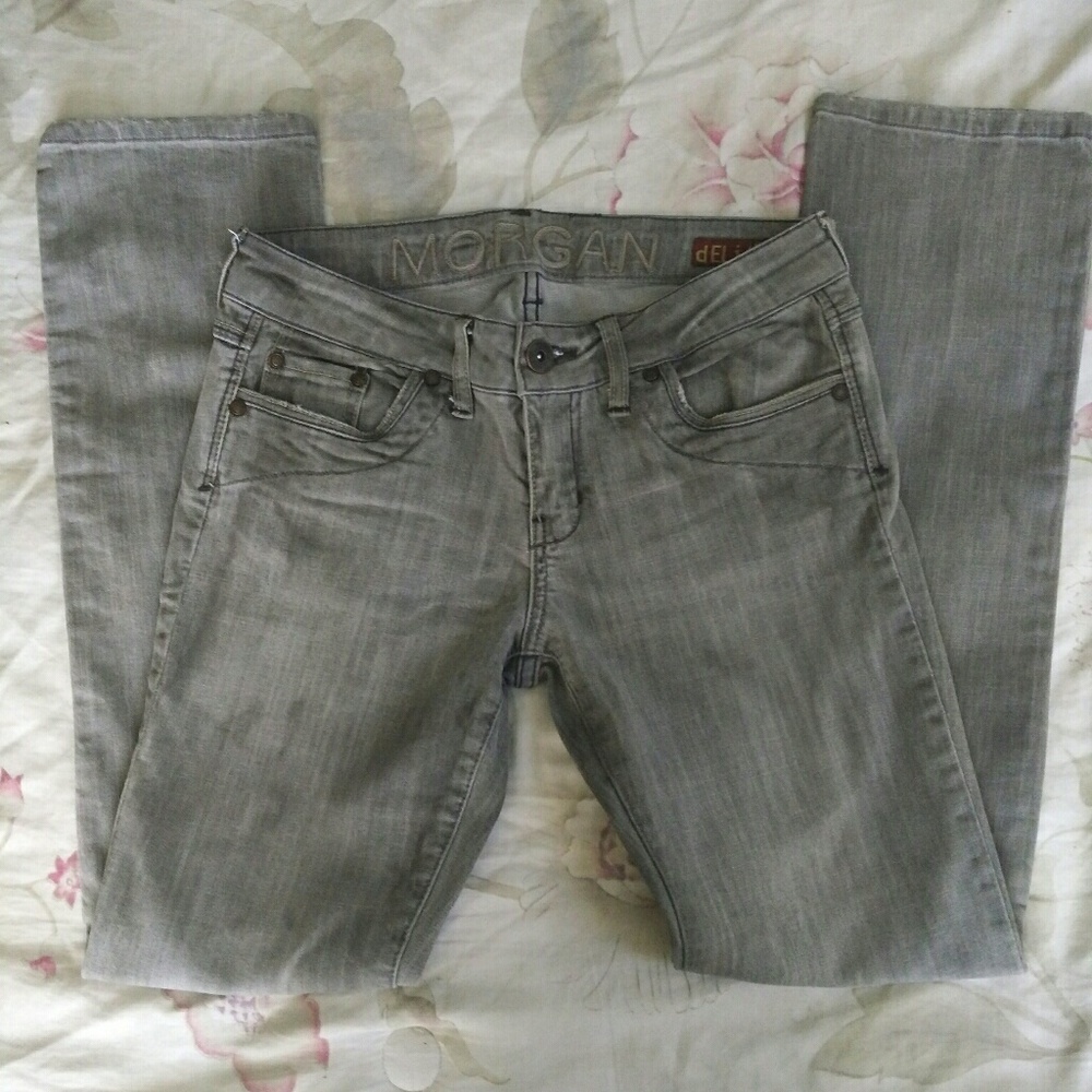 dELiAs "Morgan" style Gray Wash Jeans Size 7/8